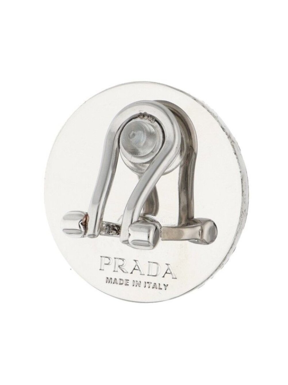 Prada Drift Earrings Silver